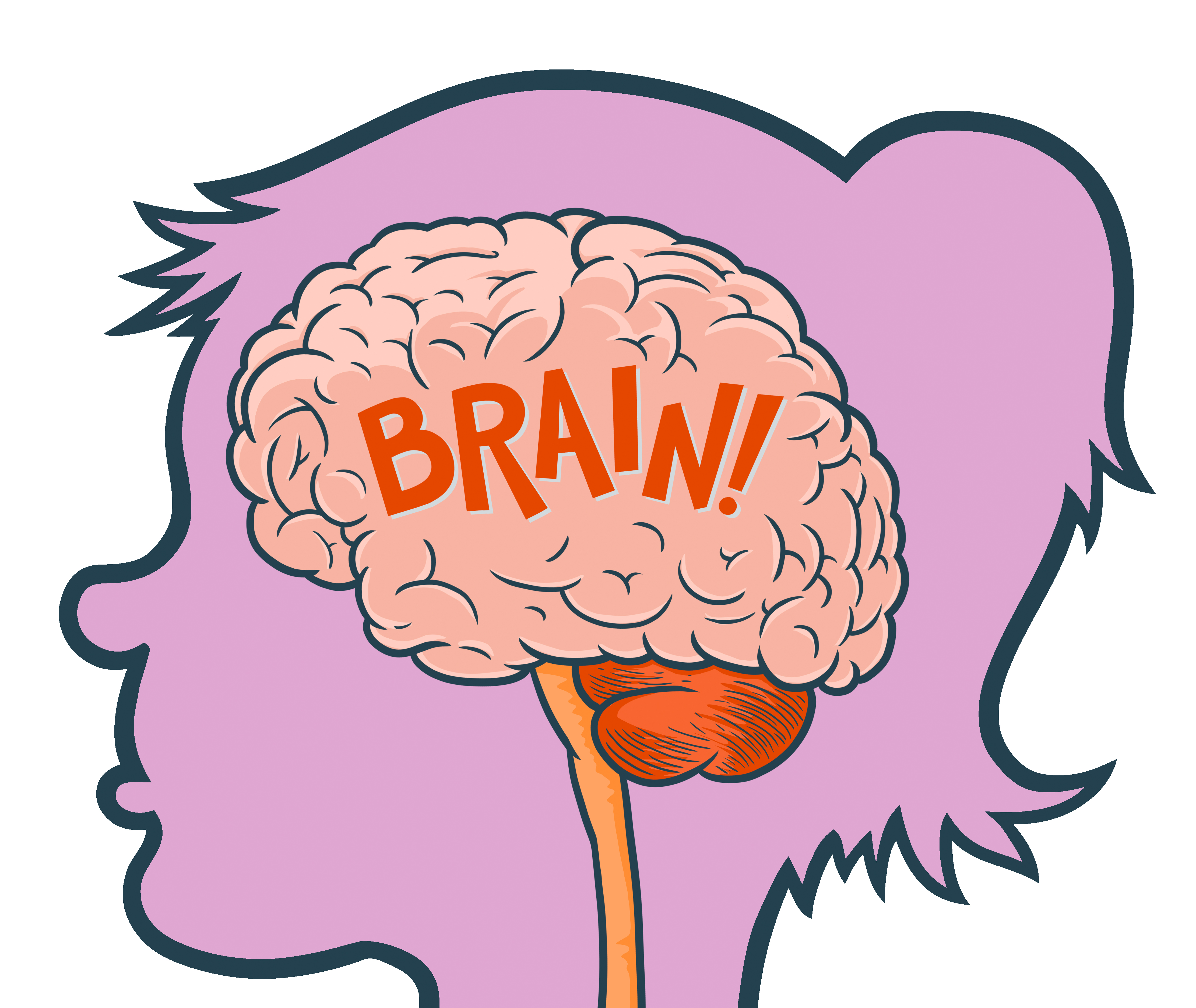 Brain clipart for kids