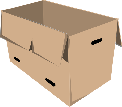 212 cardboard boxes clipart free | Public domain vectors