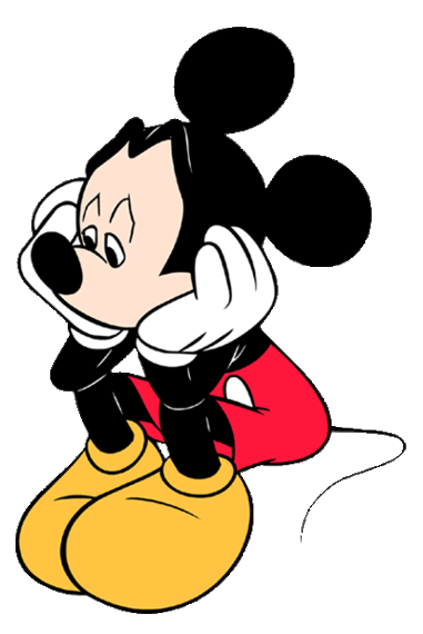 Mickey Triste Clipart - Free to use Clip Art Resource