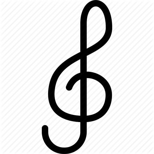 Clef, creative, grid, instrument, key, music, notation, note ...