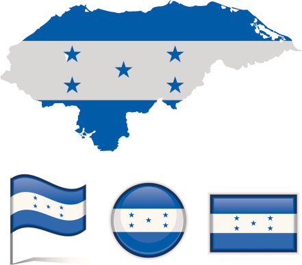 Outline Of Honduras Clip Art, Vector Images & Illustrations