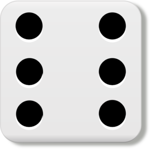 3 dice clipart