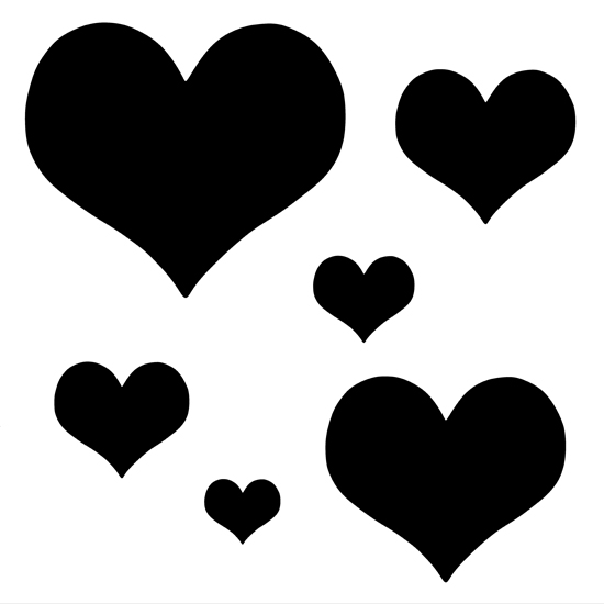 Lots Of Little Hearts Symbol Stamp. Metal Clay Discount Supply