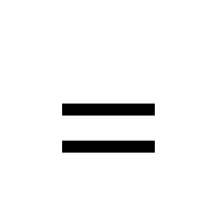 Charbase U+003D: EQUALS SIGN