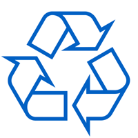 Blue Recycle Symbol - ClipArt Best