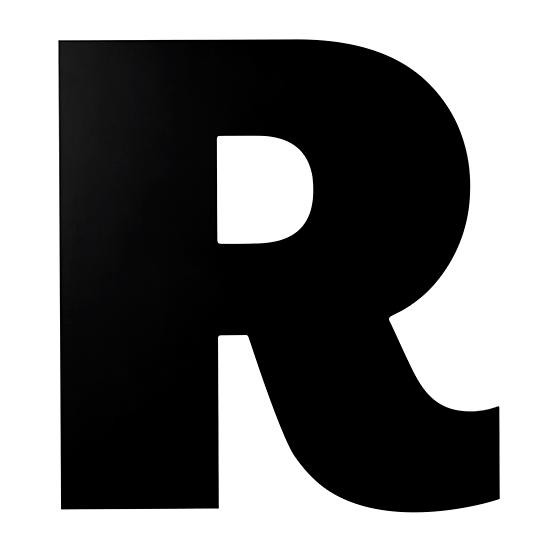 Not Giant Enough Letter R in Wall Letters | The Land of Nod