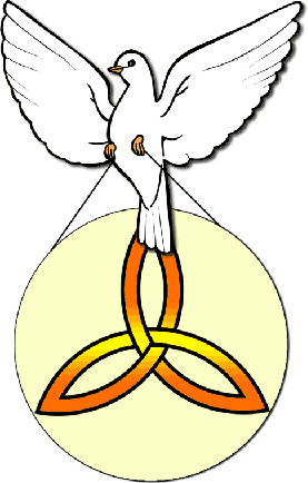 Two Hearts Design - Holy Spirit - Dove Clipart