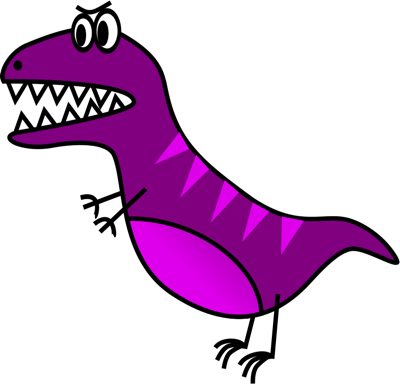 Cartoon dinosaur clipart