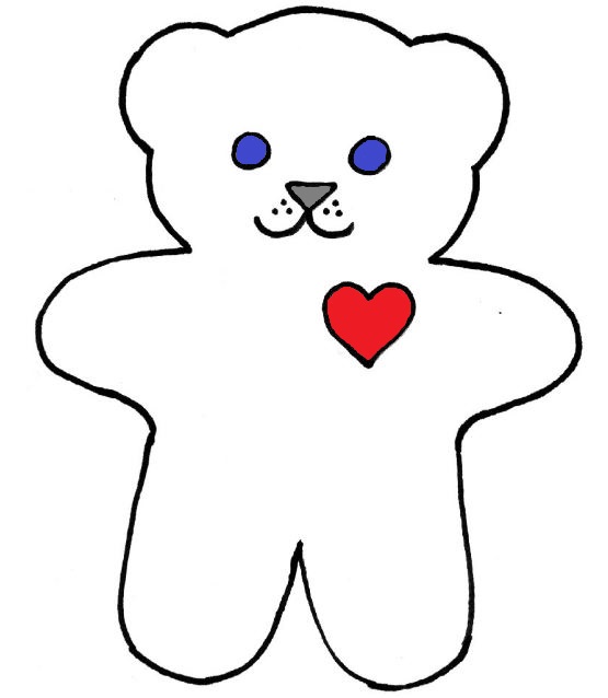 Best Photos of Bear Outline Template - Polar Bear Template ...