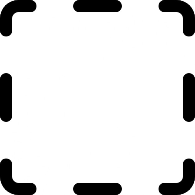 Square broken lines outline Icons | Free Download