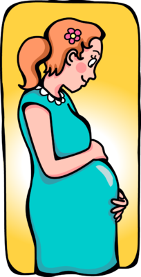 Pregnant clip art