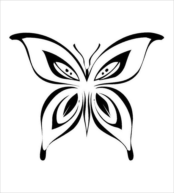 30+ Butterfly Templates – Printable Crafts & Colouring Pages ...