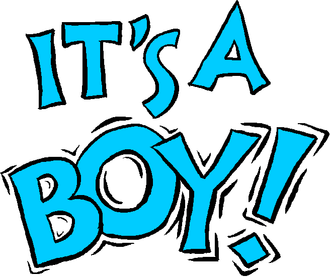 It's A Boy Clipart