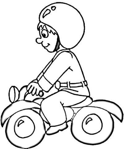 Bike Helmet coloring page | Free Printable Coloring Pages