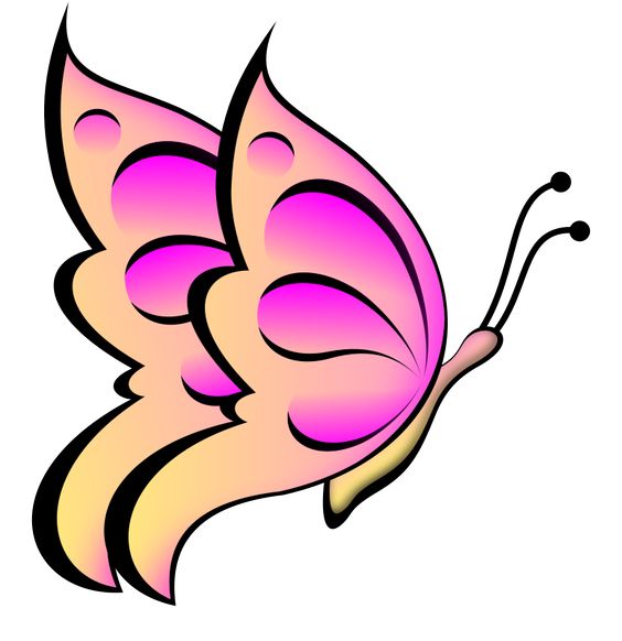 Public domain, Clipart images and Butterflies