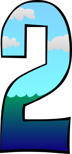 Number 2 Clipart - Tumundografico