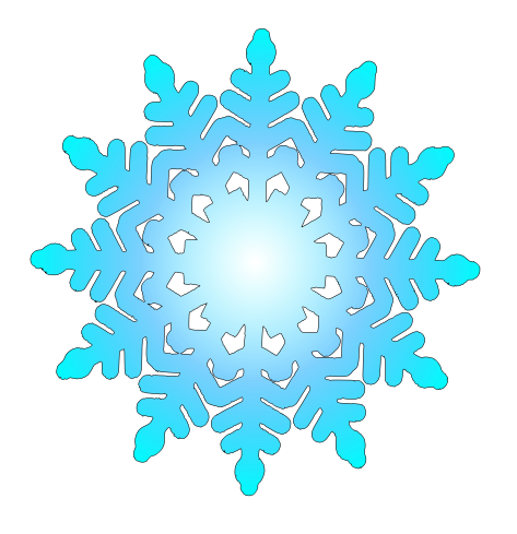 Cute Snowflake Clipart