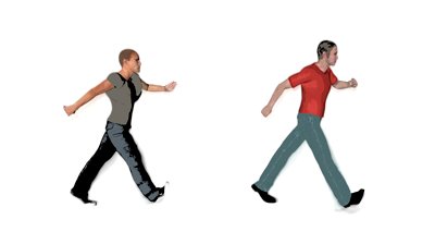 Animated People Walking Clipart