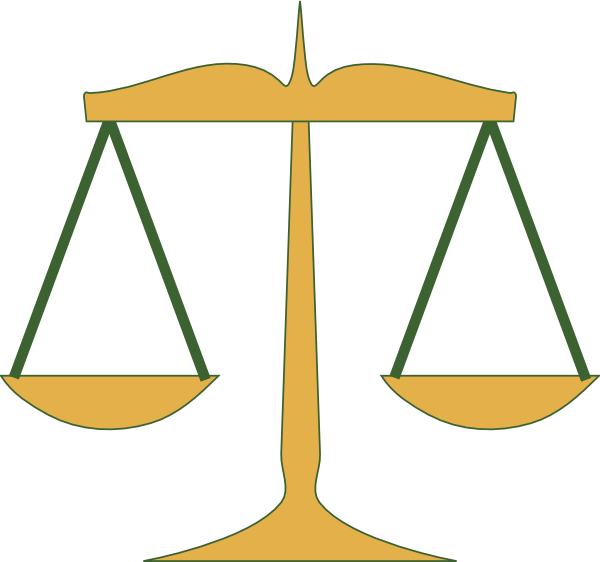 Legal Scales Clipart