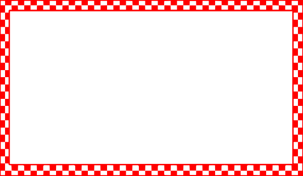 Red Gingham Border Clipart