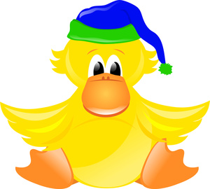 Cartoon duck clipart