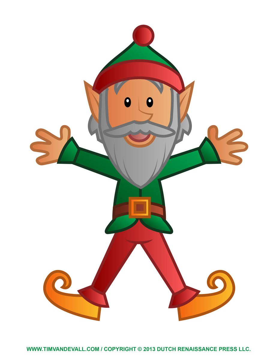 Christmas Elves Clipart - Tumundografico