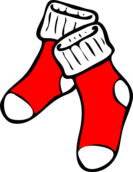Socks And Feet Clipart