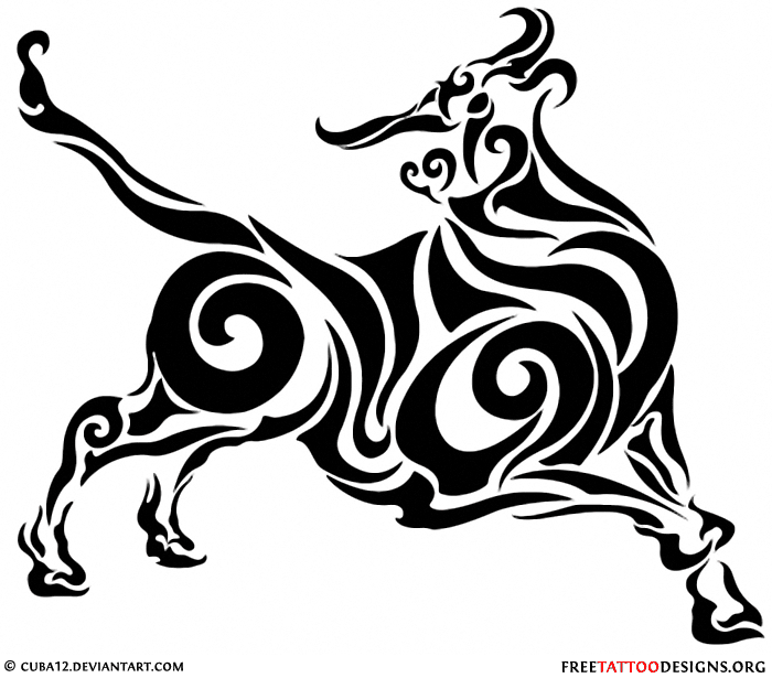 Simple Taurus Head Tattoo | Fresh 2017 Tattoos Ideas