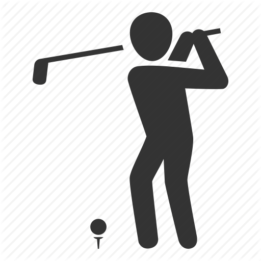 Course, golf, golfer, play, sport, swing, tee icon | Icon search ...
