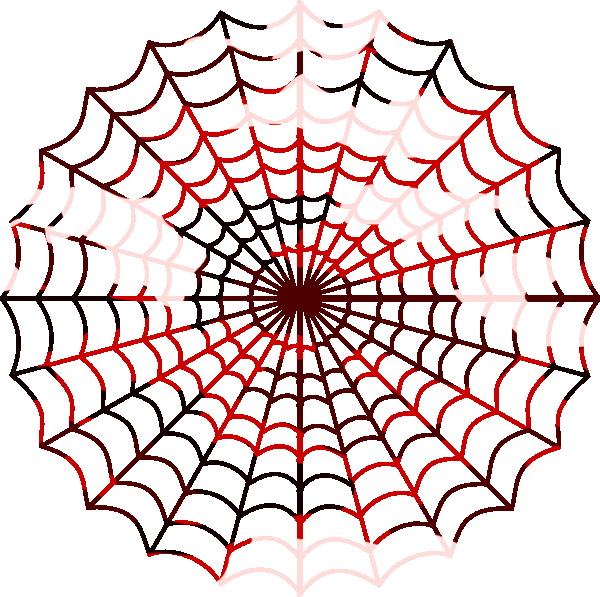 Spider man web clipart