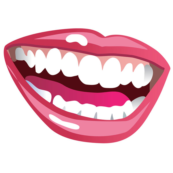 Cartoon mouth talking clipart free