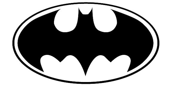 Batman Symbol Black And White