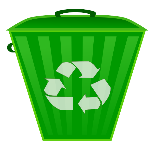 Recycling bin clipart