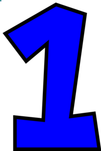 Number One Clip Art - Tumundografico