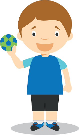 Silhouette Of A Handball Clip Art, Vector Images &amp; Illustrations ...