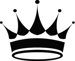 Queen Crown Black And White Clipart