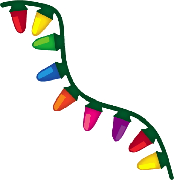 Christmas Lights Border Clipart - Free Clipart Images