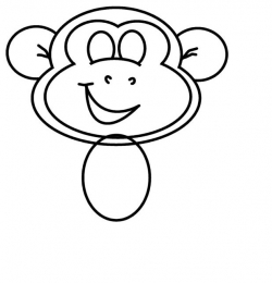 How To Draw A Monkey Face - ClipArt Best