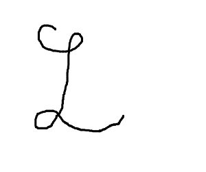 Laverne's sweater initial. (Laverne & Shirley)
