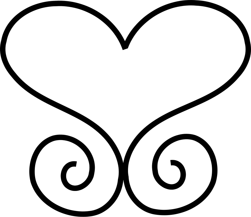 Black Scroll Clip Art