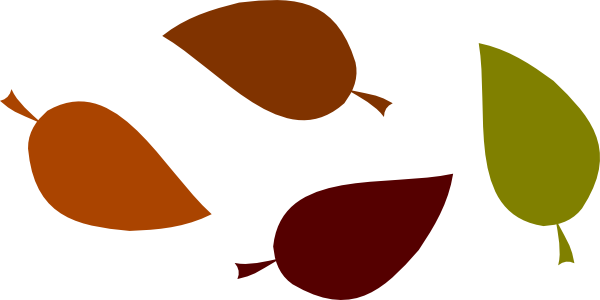 Small Fall Leaves Clipart