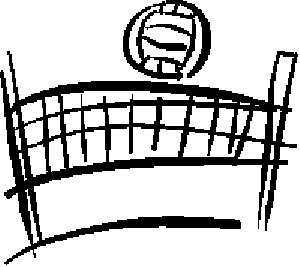 Volleyball Net Clipart