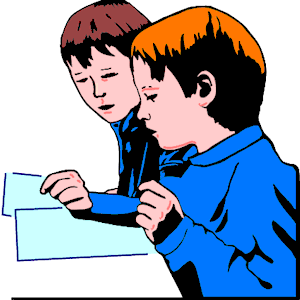 Boy Study Clipart