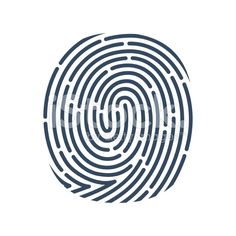 Vector fingerprint font alphabet Stock Vector | Embroidery | Pinterest