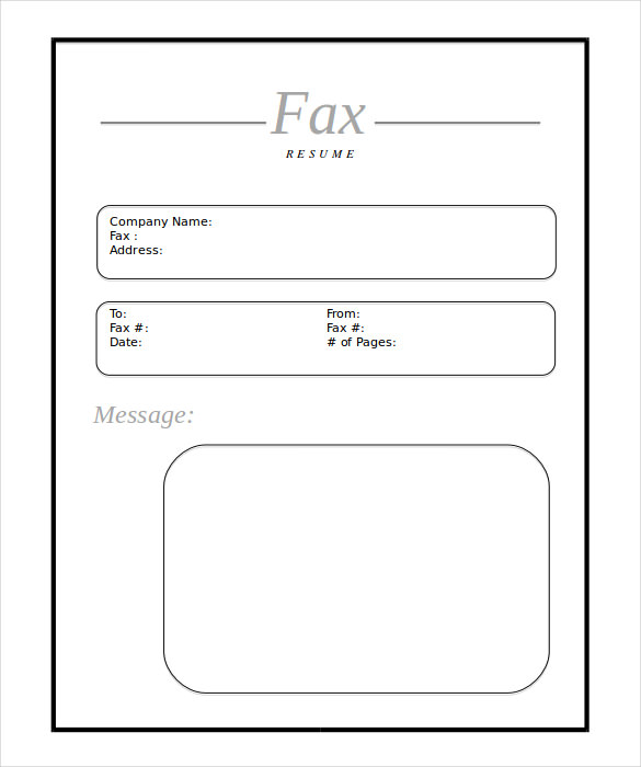 Printable Fax Cover Sheet – 10+ Free Word, PDF Documents Download ...