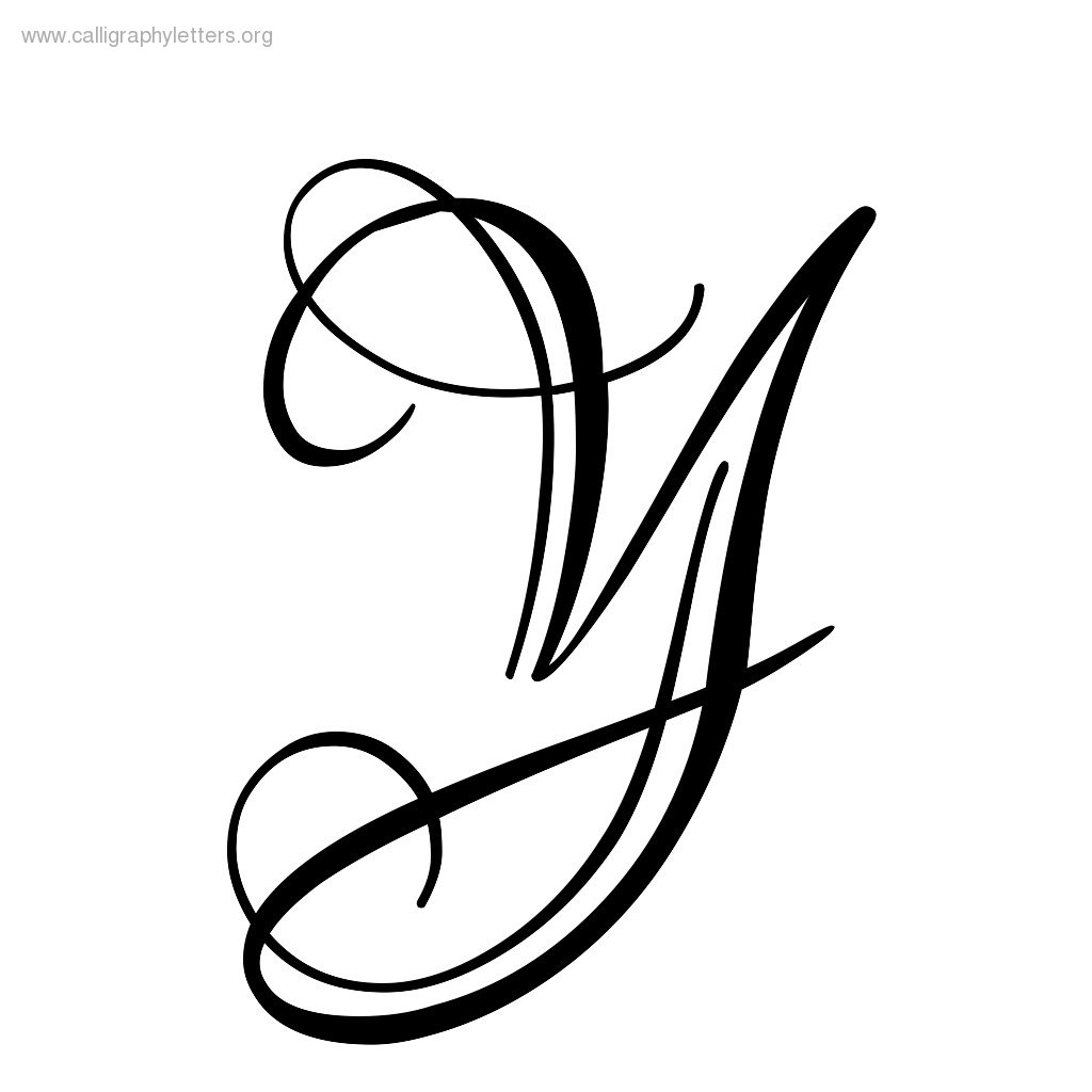 Lovers Quarrel A-Z Calligraphy Lettering Styles To Print ...