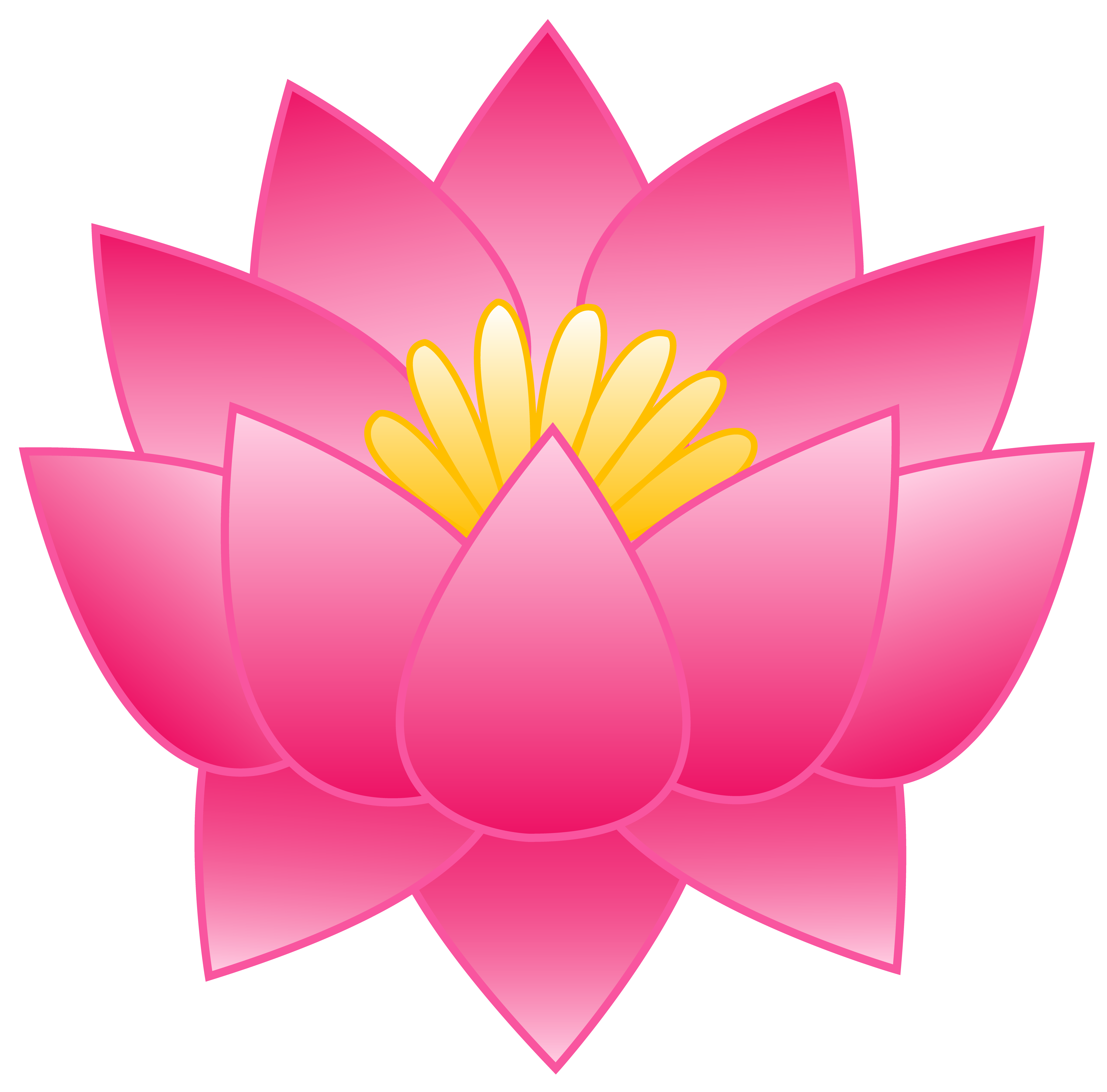 Lotus flower clipart