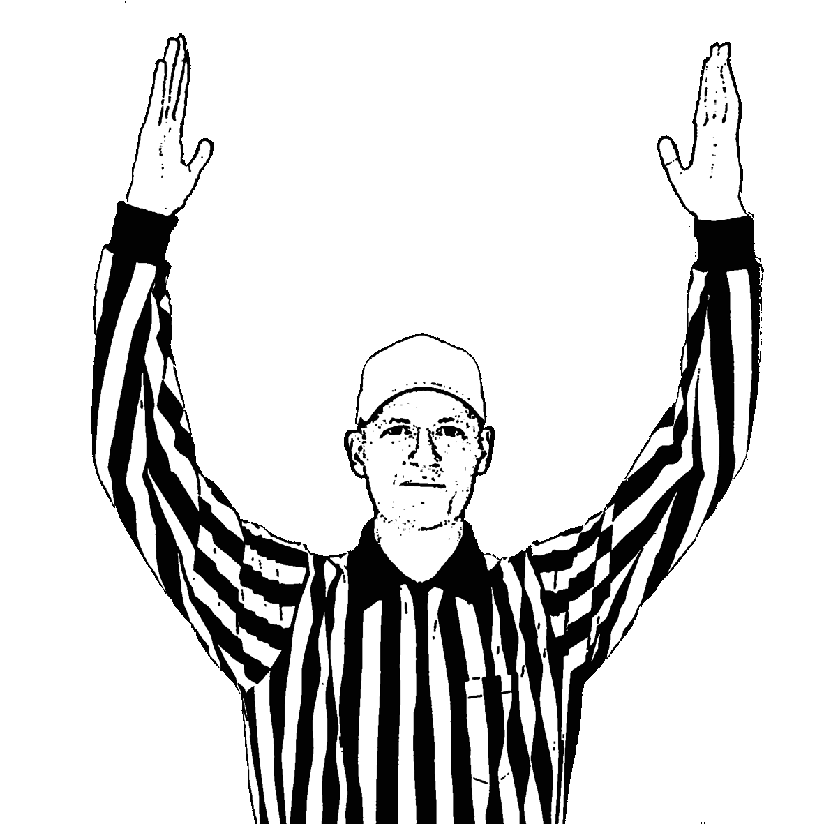 Football touchdown clip art