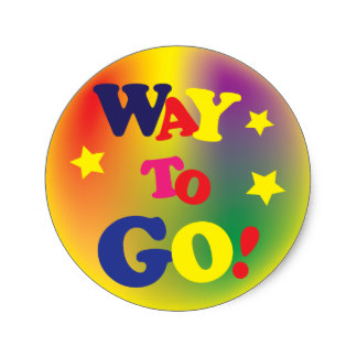 Way To Go Stickers | Zazzle
