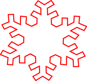 Red Snowflake - ClipArt Best